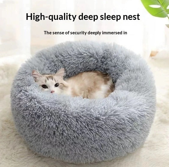Cat Bed Dog Bed Plush Winter Warm