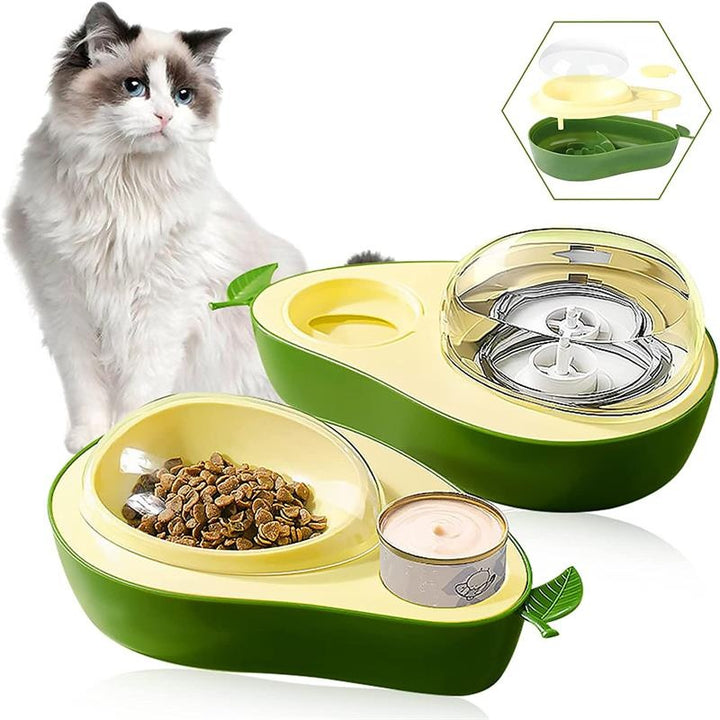 Avocado Shape Slow Food Feeding Bowl