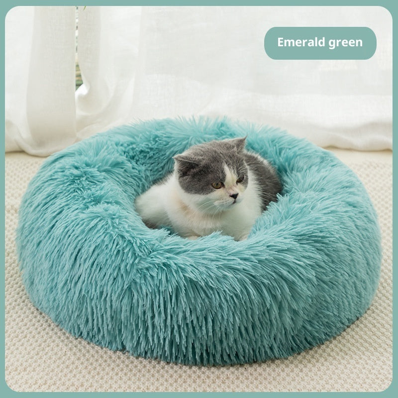 Cat Bed Dog Bed Plush Winter Warm