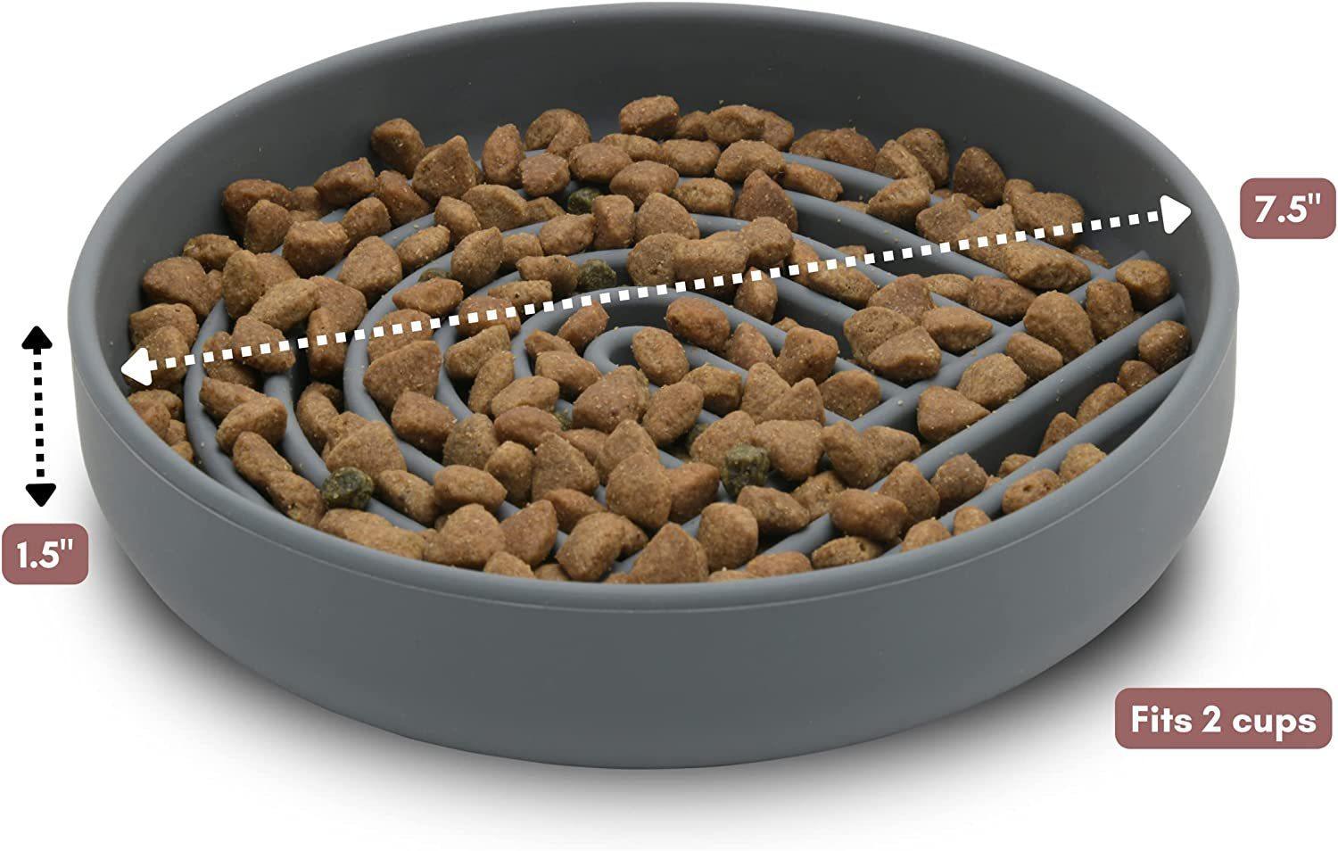 Pet Cat And Dog Slow Feeding Bowl
